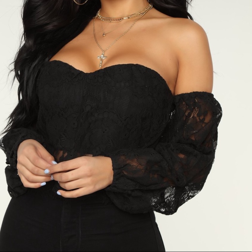 NEW Off the Shoulder Lace Top